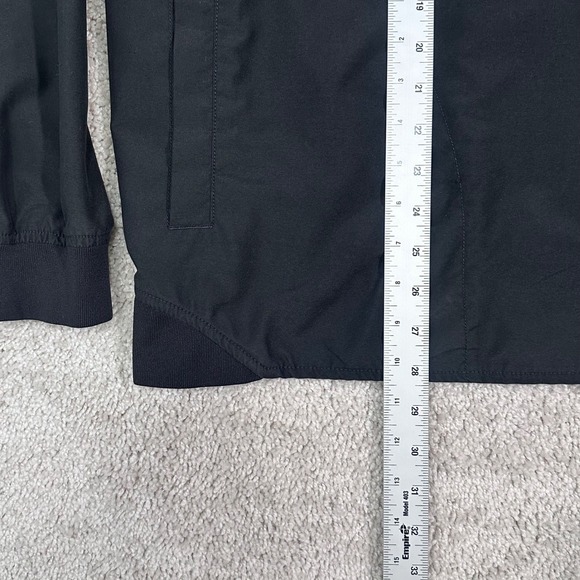 Duluth Trading Co Mens V Neck Bogey Wind Shirt XL Black Polyester Lightweight - Picture 4 of 7